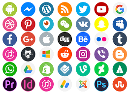 Are you searching for social media png images or vector? Download Font Social Media Color 100 Icons Social Media Icons Free Social Media Drawings Social Media Logos
