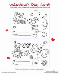 You can add picture, stickers, hand written text and more. Make Your Own Valentines Cards Worksheet Education Com