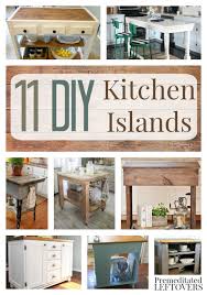 The plans include material lists. Diy Kitchen Islands