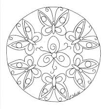 Mandala Papallones Mandala Coloring Pages Mandala Coloring Mandala