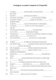 Passe Compose Ou L Imparfait Francais Fle Fiches Pedagogiques Passe Compose Imparfait Ou Passe Compose French Expressions