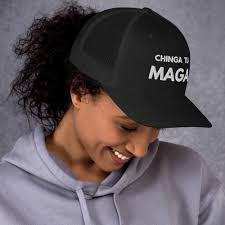 Chinga Tu MAGA Unisex Trucker Hat in Red, Black and Navy