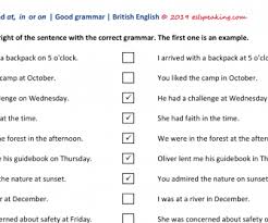 There are exercises on all areas of learning english. 11 239 Free Grammar Worksheets