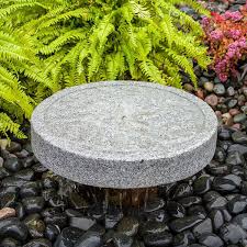 These are self contained, low maintenance fountains combining two old recycled elements: Millstone Fountain Kits Stone Fountain The Pond Guy