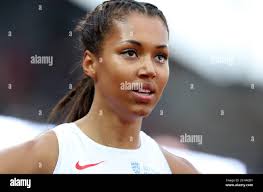 Great Britain's Morgan Lake during the Women's High Jump Qualification at  the Stade de France