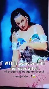 Katy Perry has several malfunctions then eyes turn white