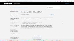 The hbo go app is free to download from the lg content store in latin america or brazil. How To Install Hbo Go On Lg Tv Youtube