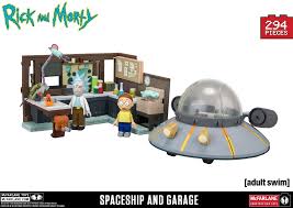 Mcfarlane Rick Morty Spaceship And Garage Rick And Morty Mcfarlane Toys Morty