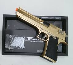 Never shoot at hard objects. Academy Desert Eagle 50 Gold Sonderedition Airsoft 6mm Hand Griffe Spielzeug Ebay