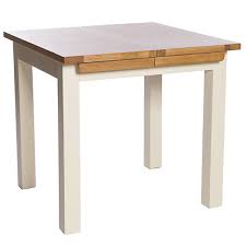 Like a leaf, tables with extensions can extend to a larger size. York Oak Or Ivory Painted Oak Small Extending Dining Table Grattan
