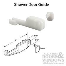 Guide Bottom Retainer Sliding Shower Door Panel