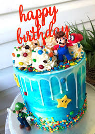 My son wanted a super mario brothers birthday cake this year, so i made him one. Mario Brothers Dripcake Cake Mama S Dessert Bar Facebook