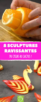 8 Sculptures Ravissantes Du Cygne Au Cactus Recette Bonap Fruit Legume Sculpture Foodcar Sculpture Sur Legumes Assiette De Fruits Sculptures De Fruits