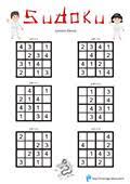 Que tu l'écrives sudoku, sudocu ou sodocu, c'est ici que tu trouveras des sudokus pour enfants, pour jouer en ligne ou à imprimer ! Sudoku Simple 4x4 Pour Bien Commencer