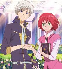 This Is From The Anime Akagami No Shirayukihime The Couple In This Picture Is Zen Wistaria And Shira Casal Anime Animes Romantico Meninas De Cabelo Vermelho
