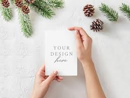 Download Christmas Card Mockup Free Resource Freebie Supply