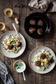 Try this recipe for moroccan meatballs & spicy couscous with meat free quorn meatballs & yogurt dressing. Moroccan Lamb Meatballs With Cauliflower Couscous Dishing Up The Dirt