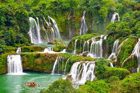 1.1 wallpaper gambar pemandangan air terjun 1.3 pemandangan air terjun mengalir Kawasan Indah Air Terjun Guangxi Detian Transnational Gambar Unduh Gratis Imej 501583600 Format Jpg My Lovepik Com