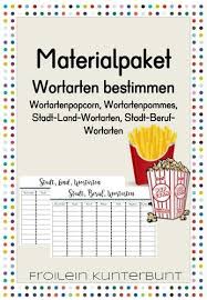 Wortartenspiele Wortarten Bestimmen Unterrichtsmaterial In Den Fachern Daz Daf Deutsch Wortarten Bestimmen Wortarten Ideen Fur Das Klassenzimmer