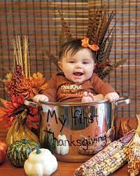 Kitchen utensils, mini pumpkins, carrots, etc. Pin On Baby Photoshoot Ideas