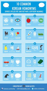 Korean Homonyms Palabras Coreanas Frases Coreanas Aprender Coreano