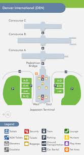Denver intl (den) airport guide: Gadgets 2018 Den Airport Map