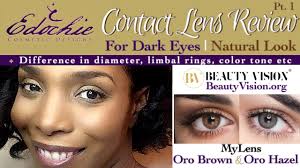 👁✨Natural Contact Lens Review for Dark Eyes