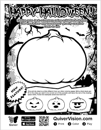Coloring pages have never been so much fun! Quiver Masks App Ar Fun For Halloween Transform Learning Written By Samantha Morra