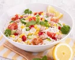 Recette De Salade De Riz Fine Ligne Au Thon Et Au Citron Recette Menu Minceur Cuisine Minceur Plat De Regime