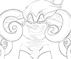 Disney films and television shows have always been popular subjects for kid's coloring sheets with. Ursula Coloring Pages Coloring Home