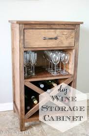 The next best thing is to use wine racks to store your wine collections around your home. Diy Wine Storage Cabinet Addicted 2 Diy