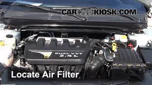 Easy to clean & reuse. Air Filter How To 2011 2014 Chrysler 200 2012 Chrysler 200 Lx 2 4l 4 Cyl Sedan 4 Door