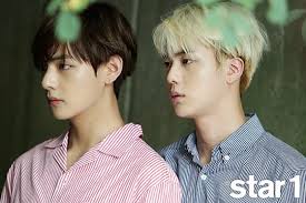V Jin Bts Star1 Magazine August Issue 16 Bts Show Bts Boys Bangtan