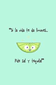 Translation When Life Gives You Lemons Order Some Salt And Tequila Frases Motivadoras