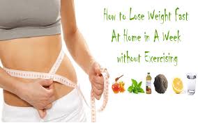 how to lose weight fast at home in a