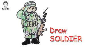 From there, you will be able to customize it with the necessary address information or even add an image or your own design. How To Draw A Soldier Easy Youtube