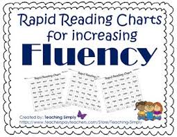 Fluency Practice With Phonics Charts Fluency Practice