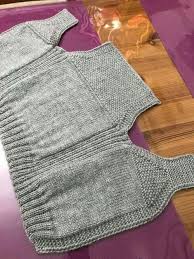 Tek Parca Kolay Bayan Yelegi Yapmak Nazarca Com Baby Knitting Patterns Orgu Erkek Bebek