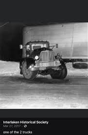 Image result for Brockway Light Blue 1950 Truck