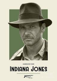 Harrison Ford Indiana Jones Poster by Bo Kev