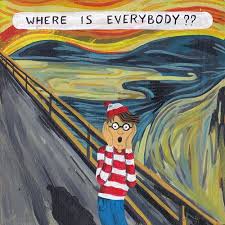 Hehehaha Satirical Illustrations Art Parody Famous Artwork