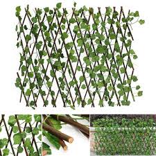 Wiki researchers have been writing reviews of the latest faux ivy privacy fences since 2016. Garden Patio Yard Expandable Artificial Ivy Leaf Fence Decorations Screen Sale Banggood Com