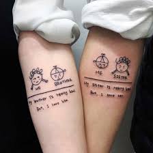 Sie können ein schloss tätowieren und ihr partner einen schlüssel, damit sie für die. 170 Kreative Geschwister Tattoo Ideen Und Inspirationen Fresh Ideen Fur Das Interieur Dekoration Und Landschaft