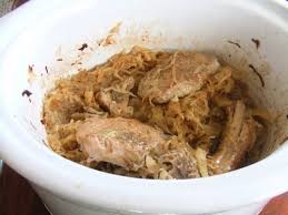 Pork Chops And Sauerkraut In Slow Cooker Crockpot Pork Crockpot Pork Chops Pork Chops And Sauerkraut
