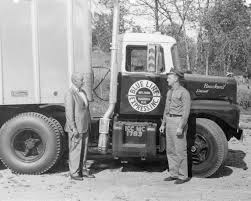 Image result for Brockway Light Blue 1950 Truck