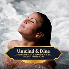 The perfect spa day for less, 2 hours access in our Hideaway, complete with  jacuzzi, hydrotherapy pool, sauna and steam room. Followed by our famous  Afternoon Tea in our