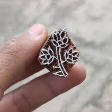 Indian wood stamp pottery stamp fabric print stamp tjaps | etsy. Floral Print Stamp Traditional Wooden Block Hand Carved Stamp Etsy Stamp Carving Wooden Stamps Stamp Making