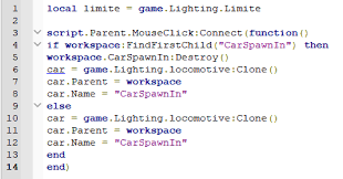 Roblox coding or scripting in lua is very easy to learn and i've got. Help In Repairing A Car Spawner Script Scripting Support Devforum Roblox