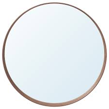This ikea mirror was hacked with rope and some eye hooks for a unique installation look. Stockholm Mirror Walnut Veneer Shop Here Ikea