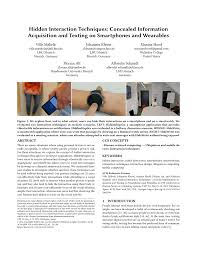 The stress response is the body's way of protecting you. Pdf Hidden Interaction Techniques Concealed Information Acquisition And Texting On Smartphones And Wearables